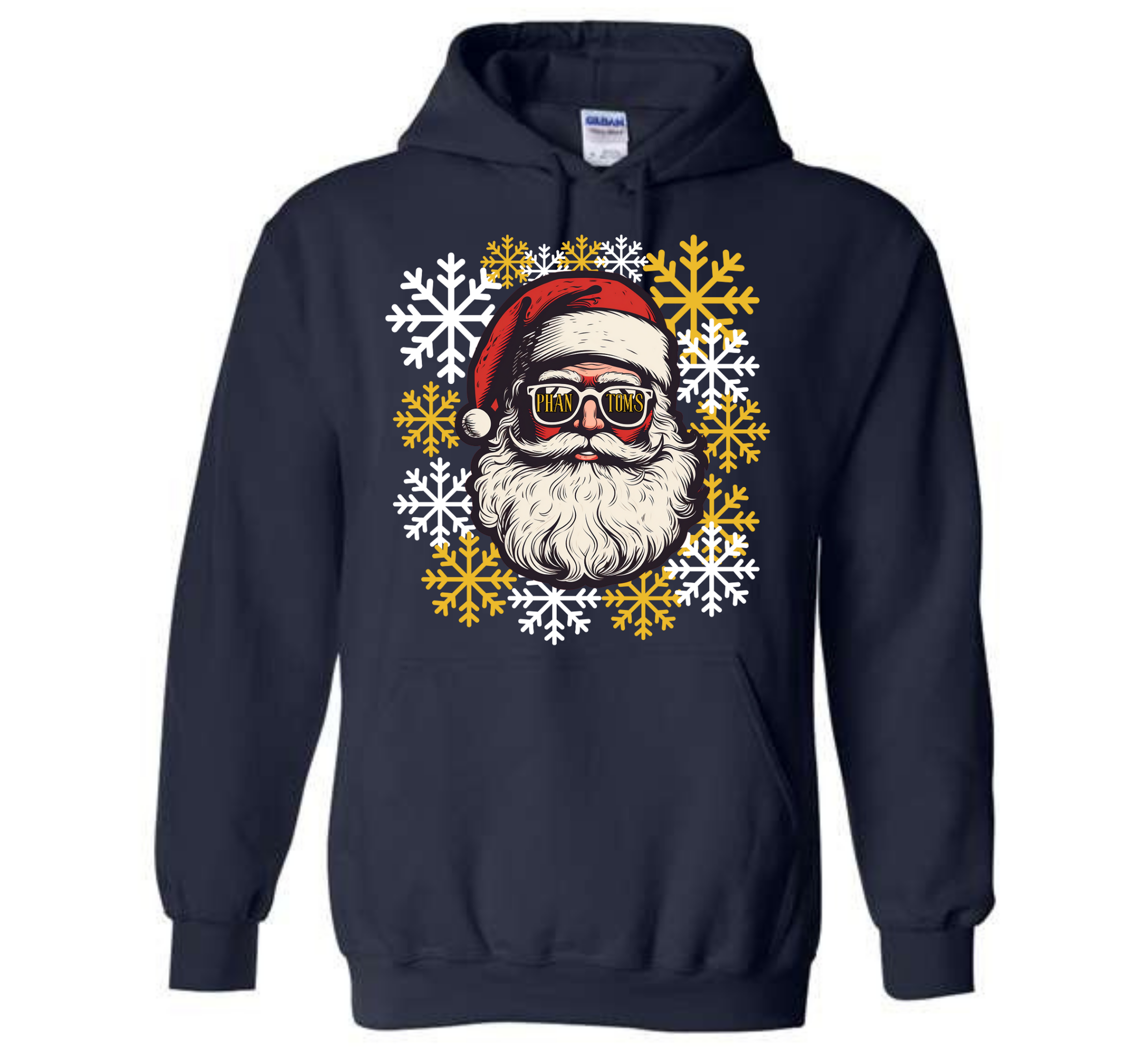 Santa Phantom Hoodie or Crewneck