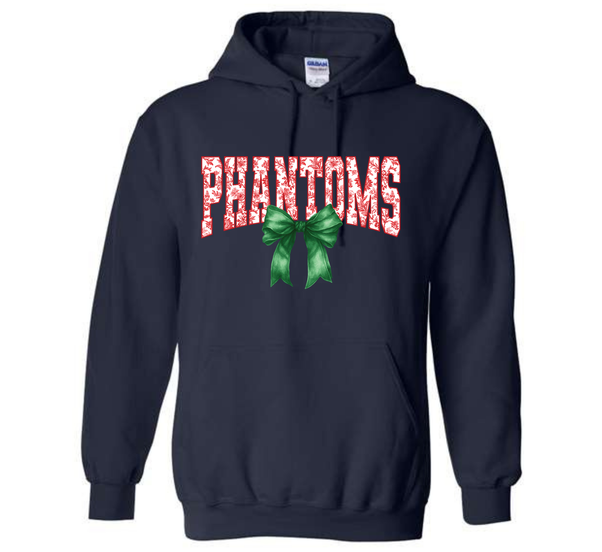 Phantoms bow red and green Hoodie or Crewneck