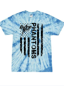 Phantoms Flag Tie Dye Tee