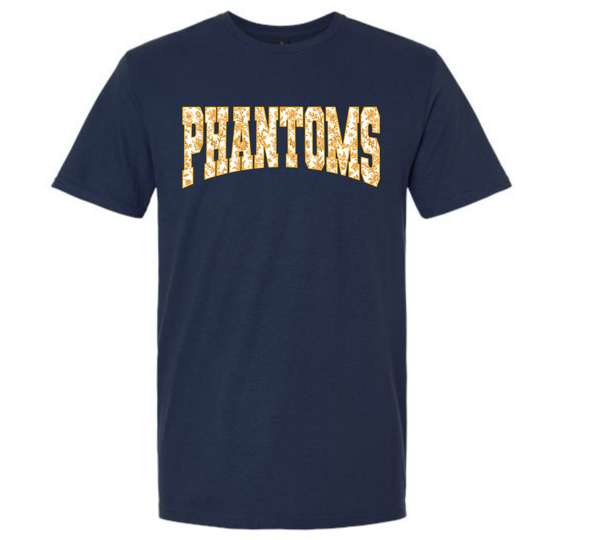 Phantoms Gold No bow tee