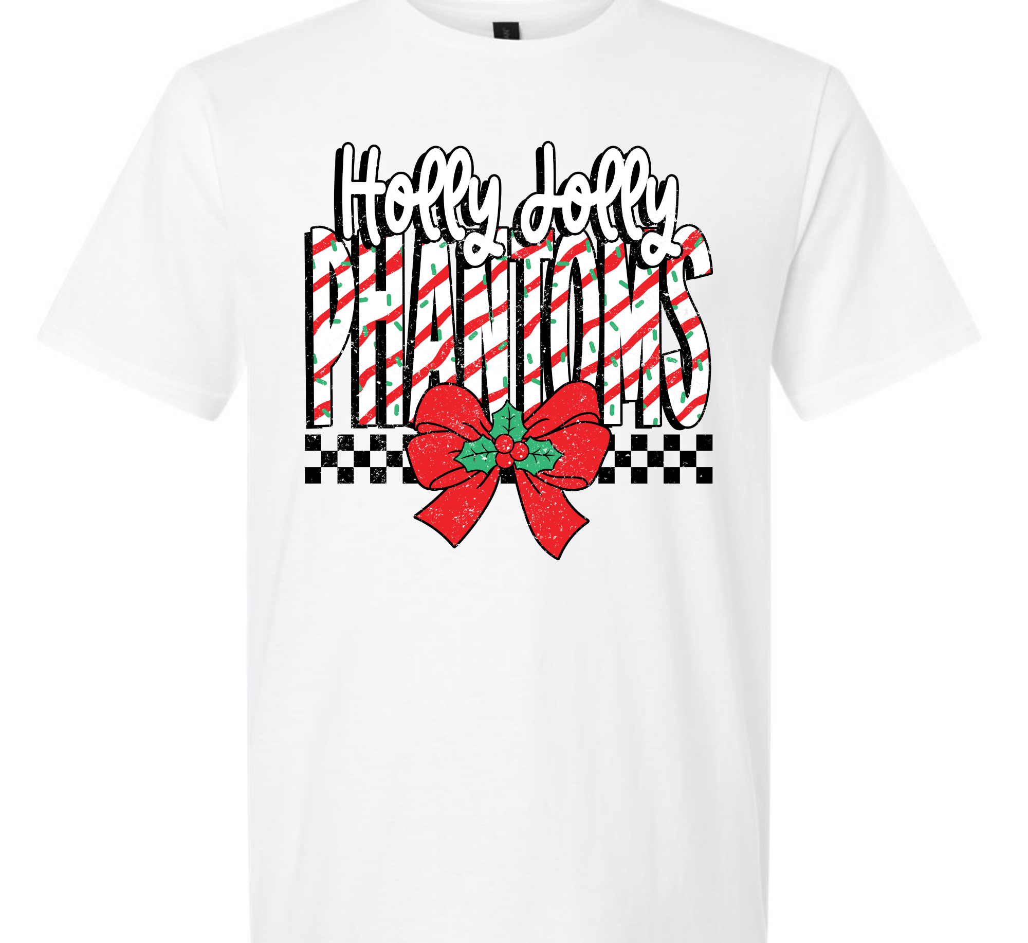 Phantoms Candy Cane Tee or Long Sleeve