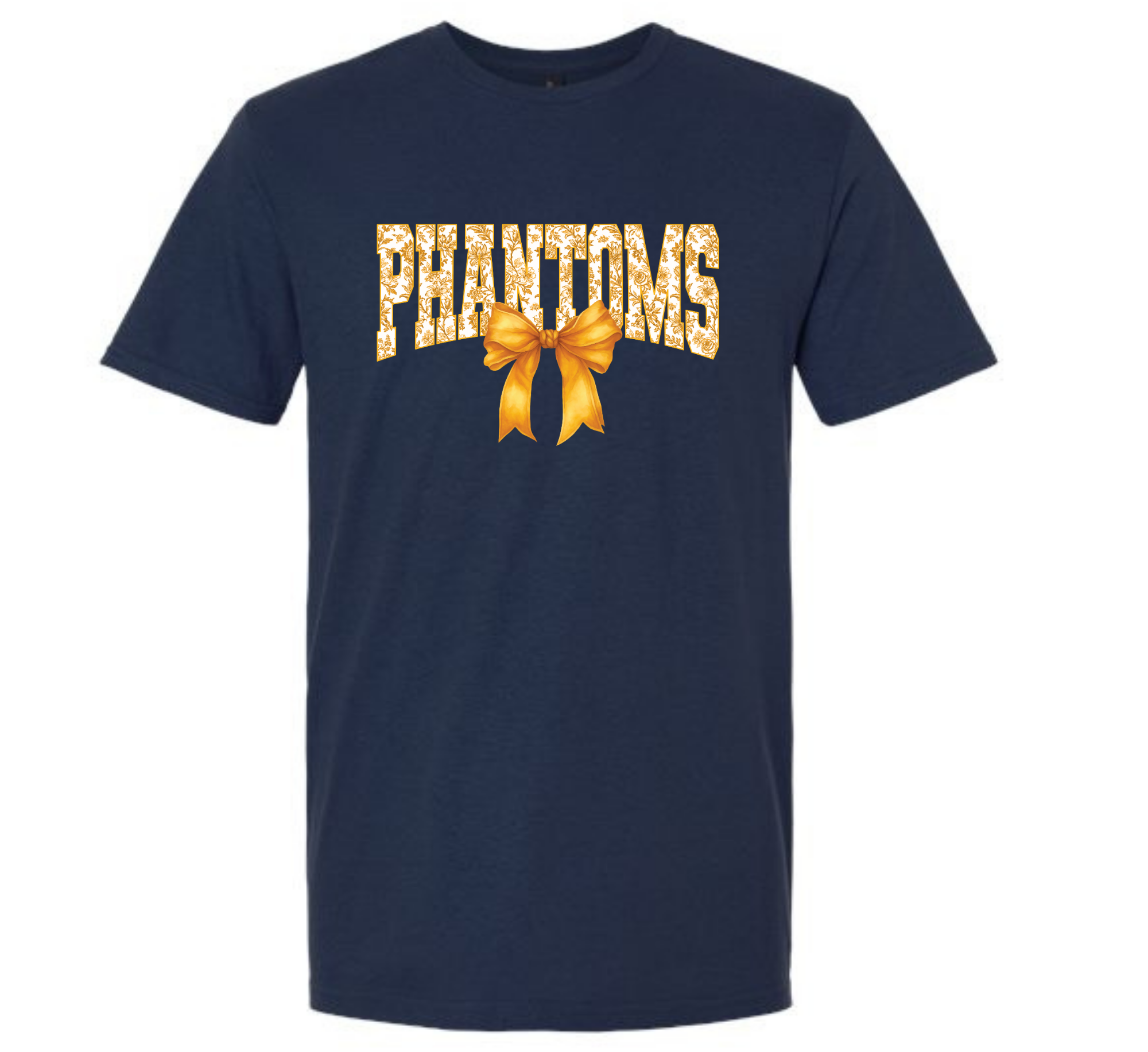 Phantoms Gold Bow Tee