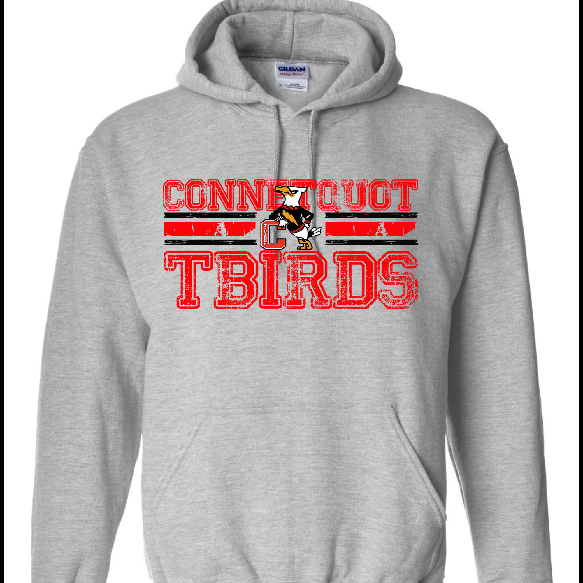 Tbirds Football style Hoodie or Crewneck
