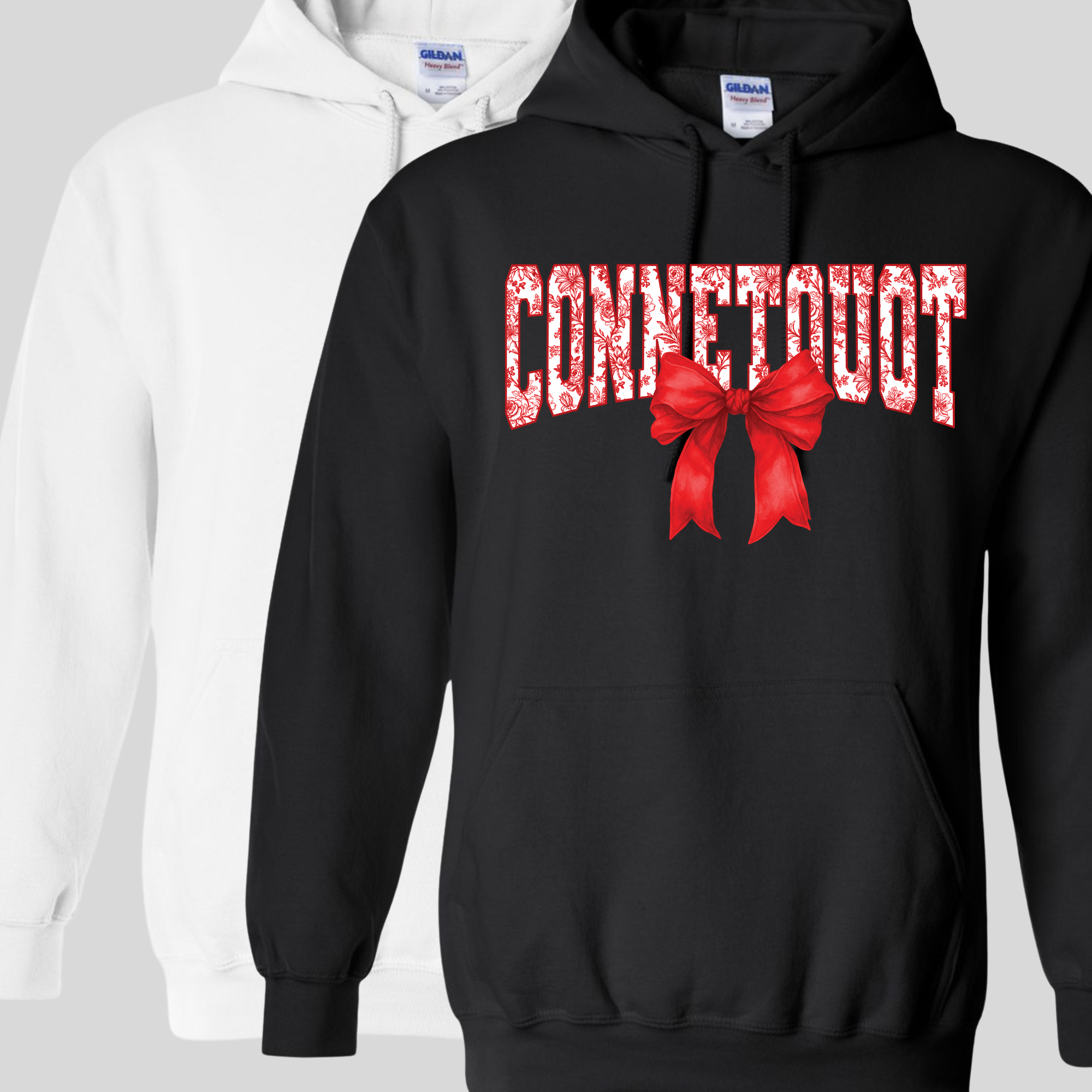 Connetquot Bow Hoodie or Crewneck