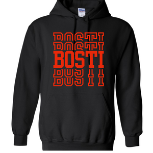 Bosti 3 d lettering Hoodie or crewneck