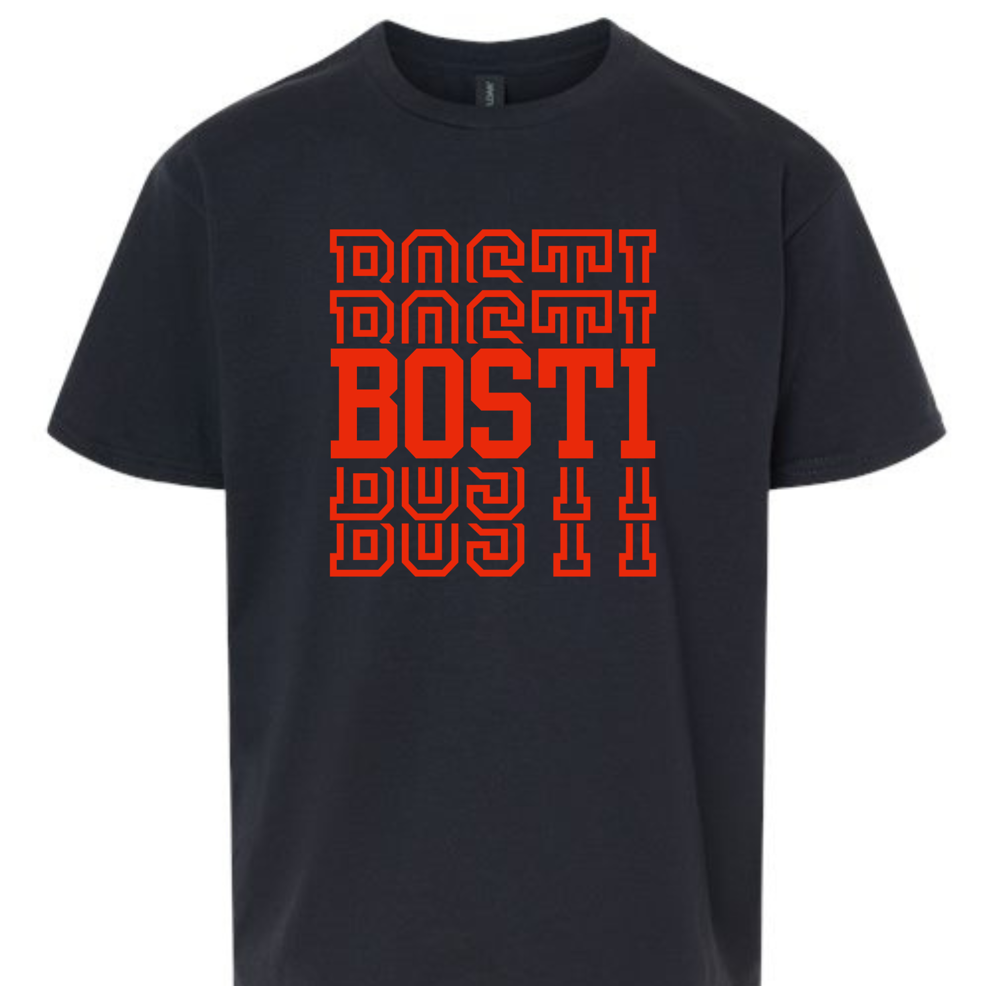 Bosti 3 d lettering tee or long sleeve