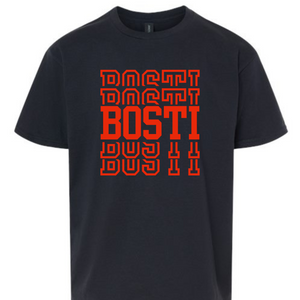 Bosti 3 d lettering tee or long sleeve
