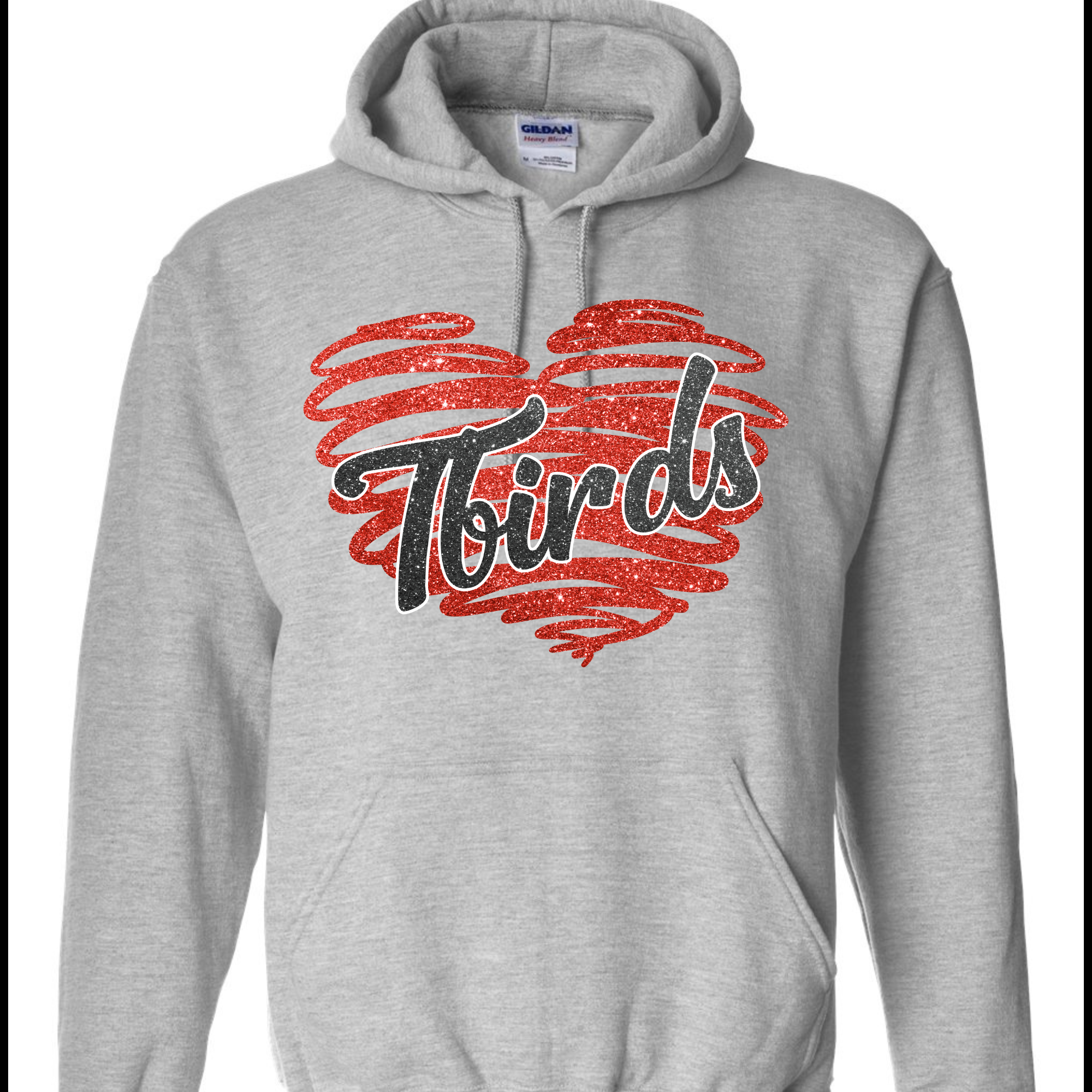 Tbirds Glitter heart