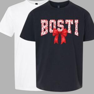 Bosti Floral Bow Tee or Long Sleeve