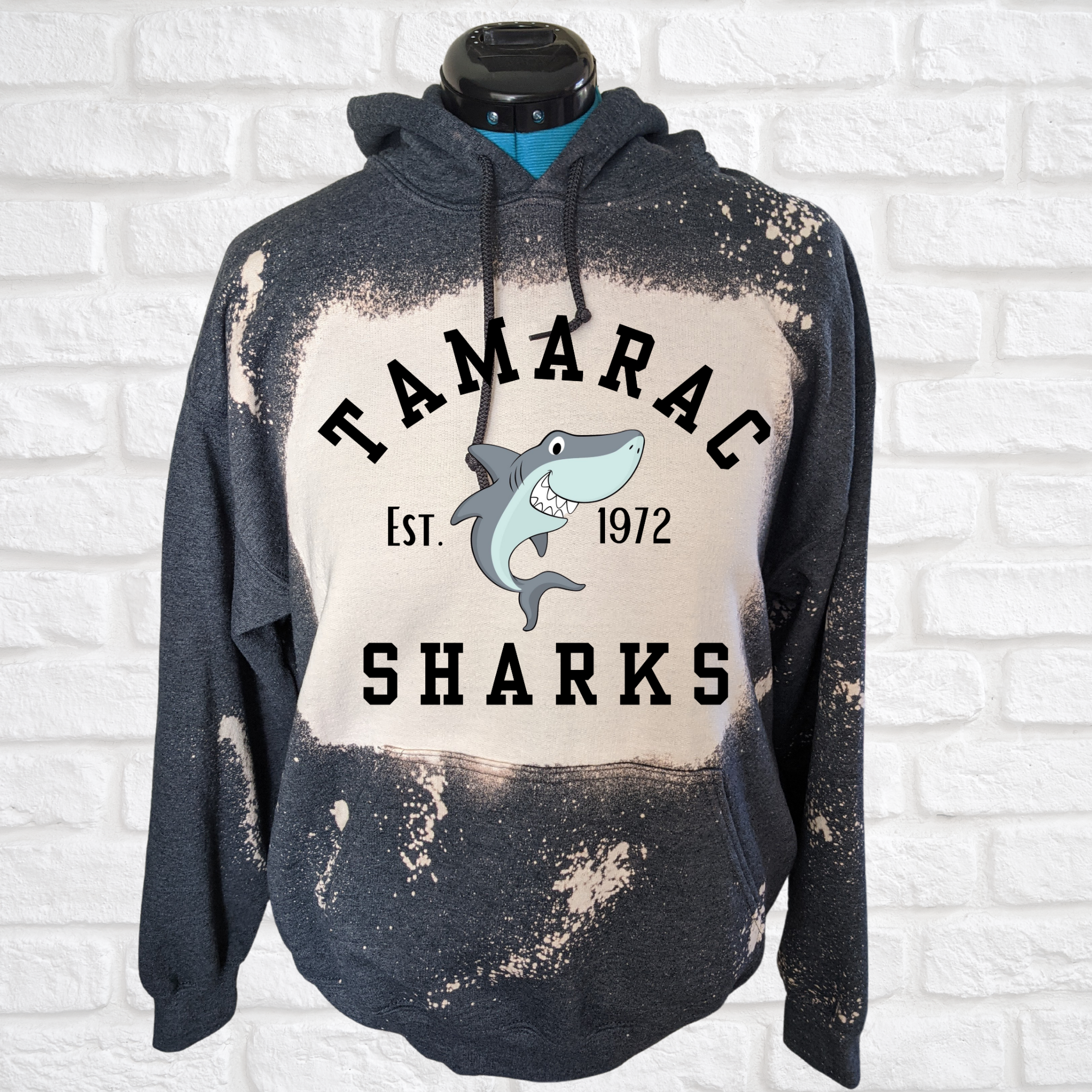 Tamarac with Sharky Bleached Hoodie