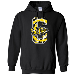 Sachem Tie dye Black  Hoodie, Crewneck, Zip up, Long Sleeve Please choose