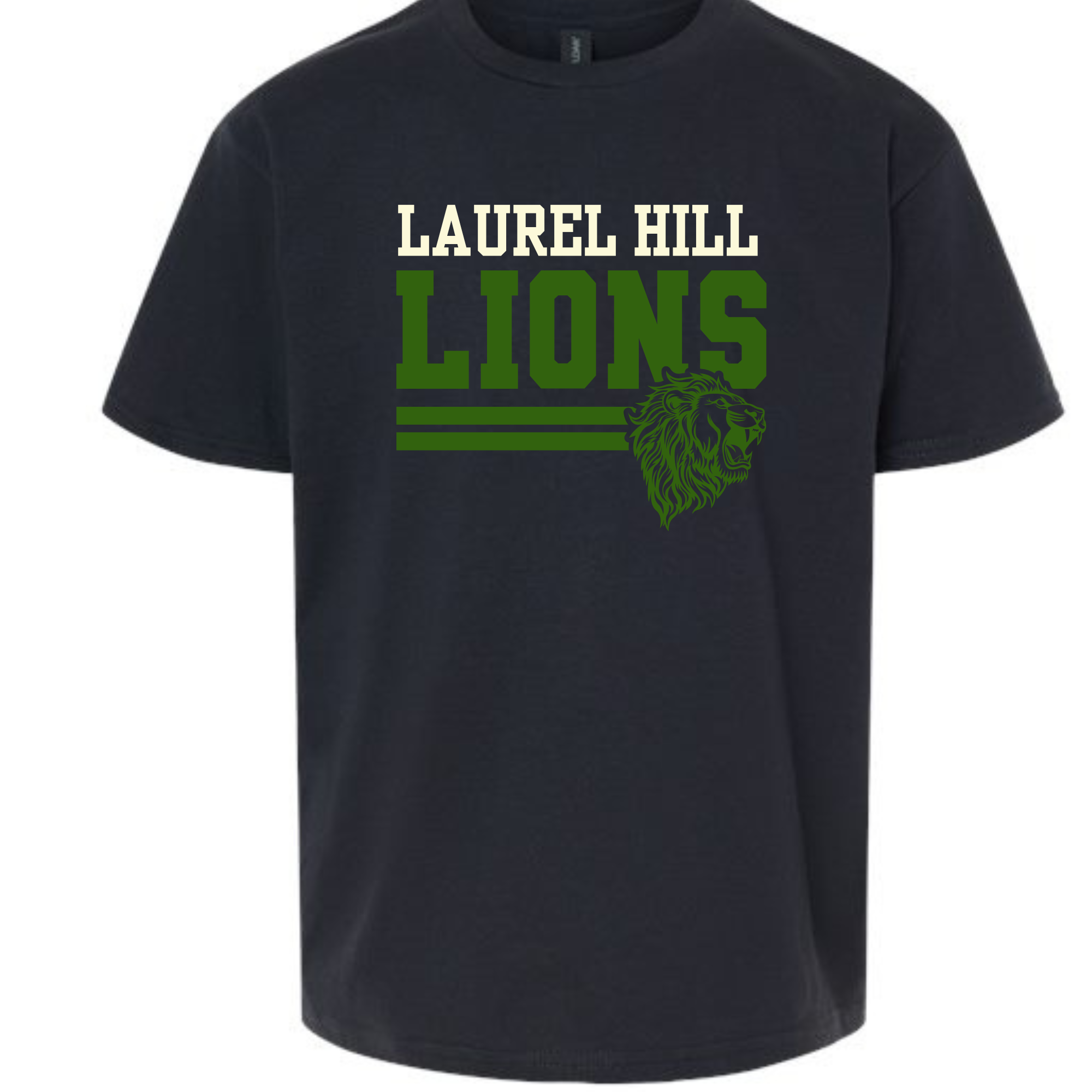 Laurel Hill Lions Black Tee