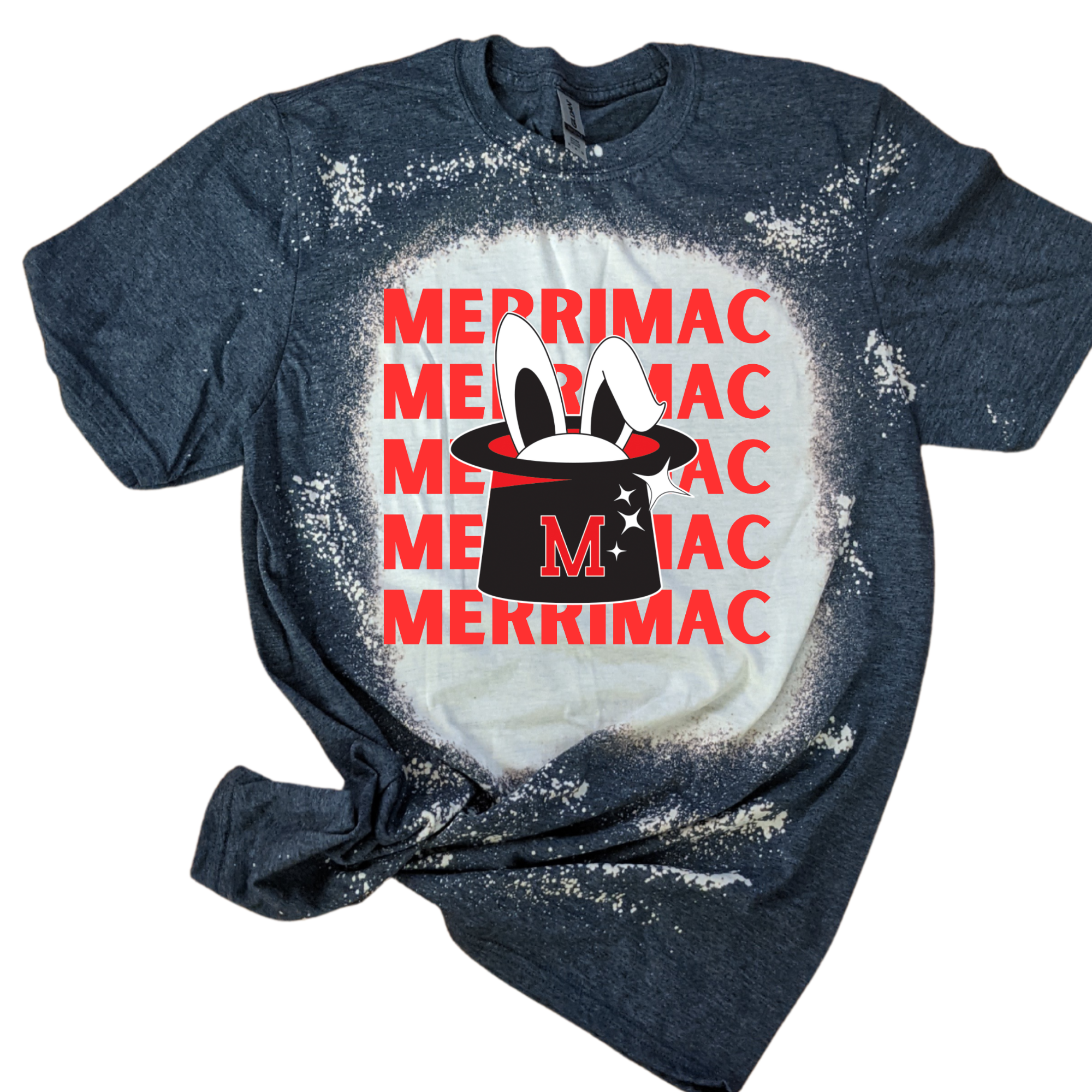 Merrimac 3d Logo bleached tee