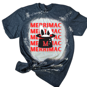 Merrimac 3d Logo bleached tee