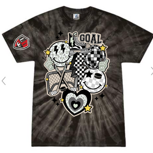 Tie Dye Hockey Royals Tee