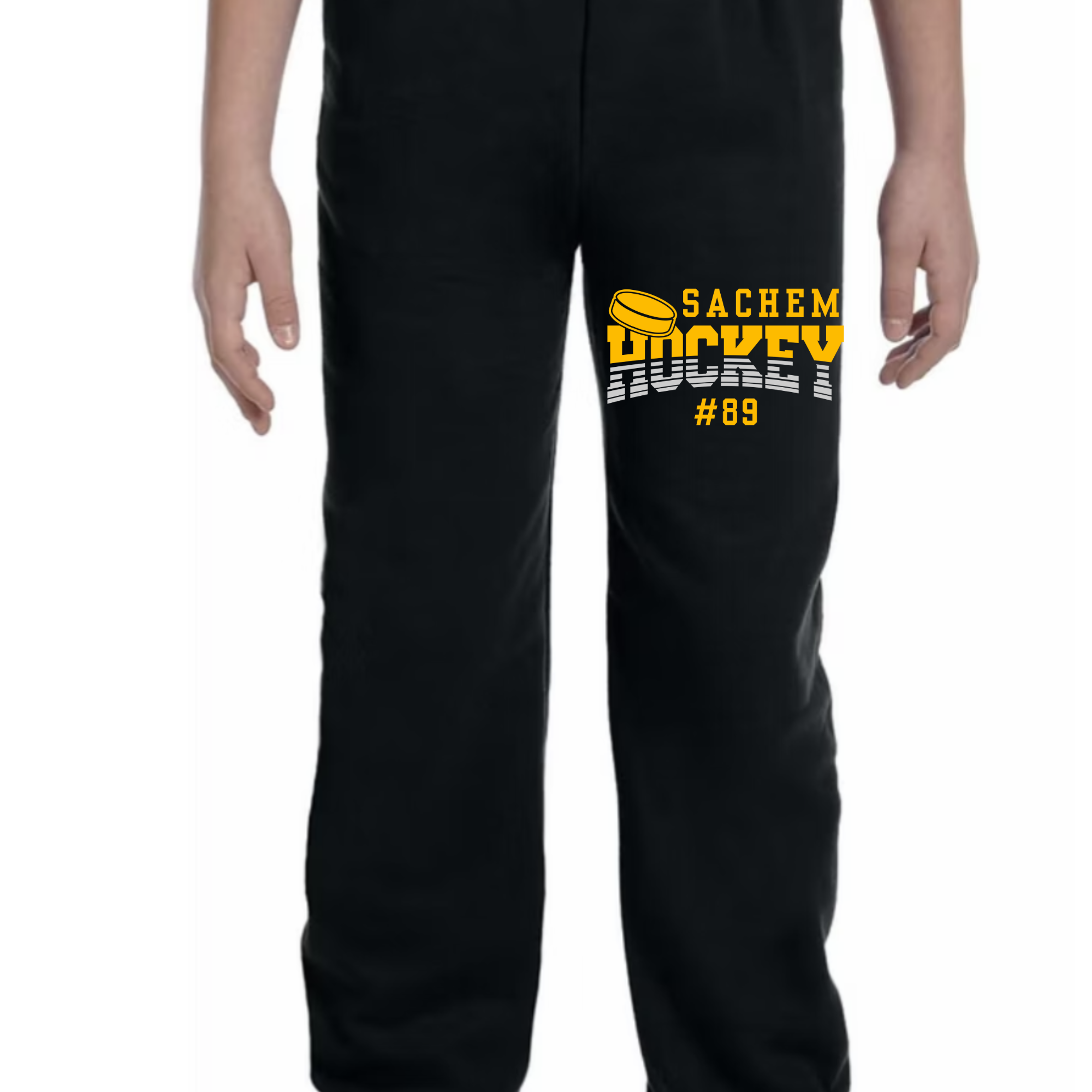 Sachem Hockey sweatpants Red or Gold version
