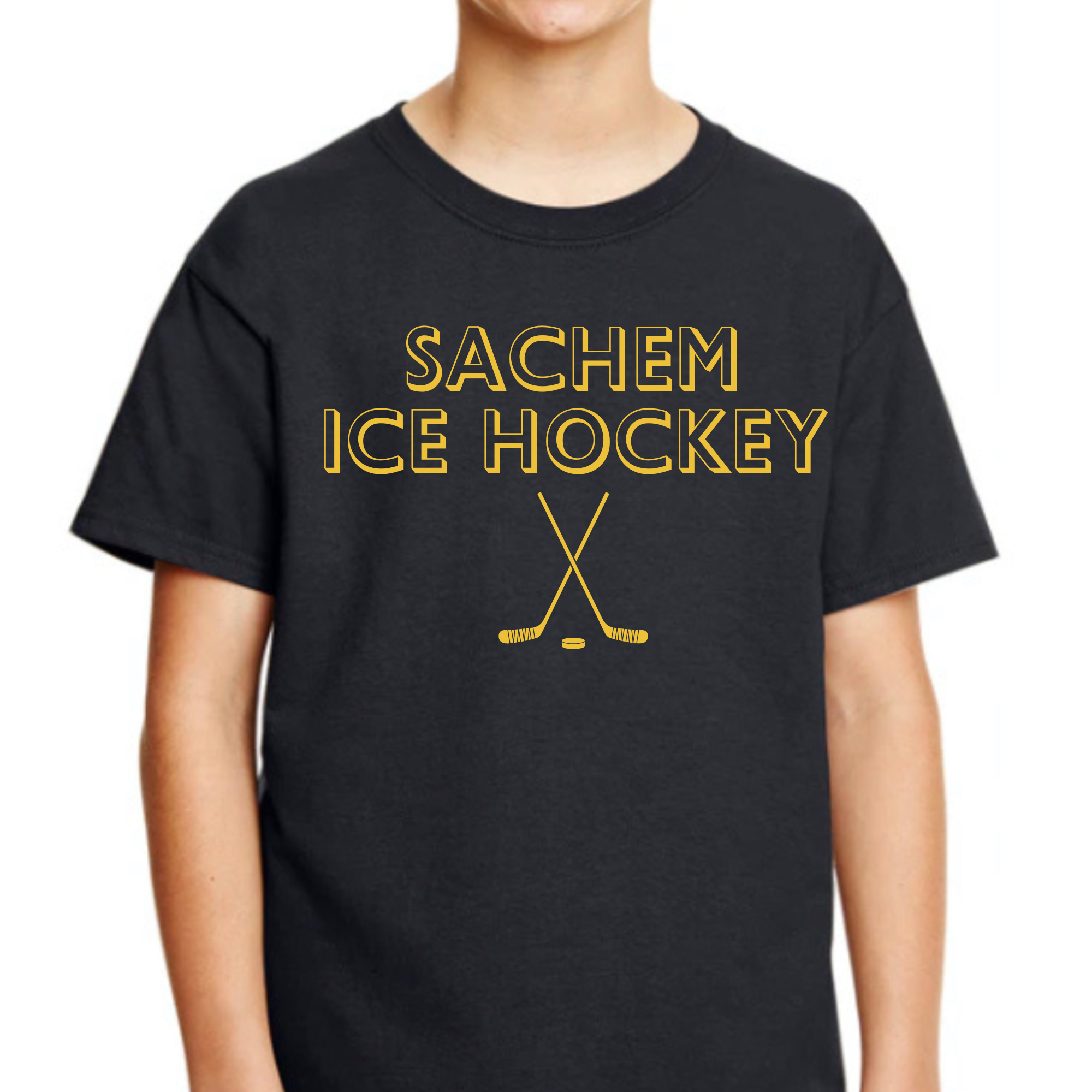 Sachem Ice Hockey Red or Gold Logo CHOOSE IN MENU