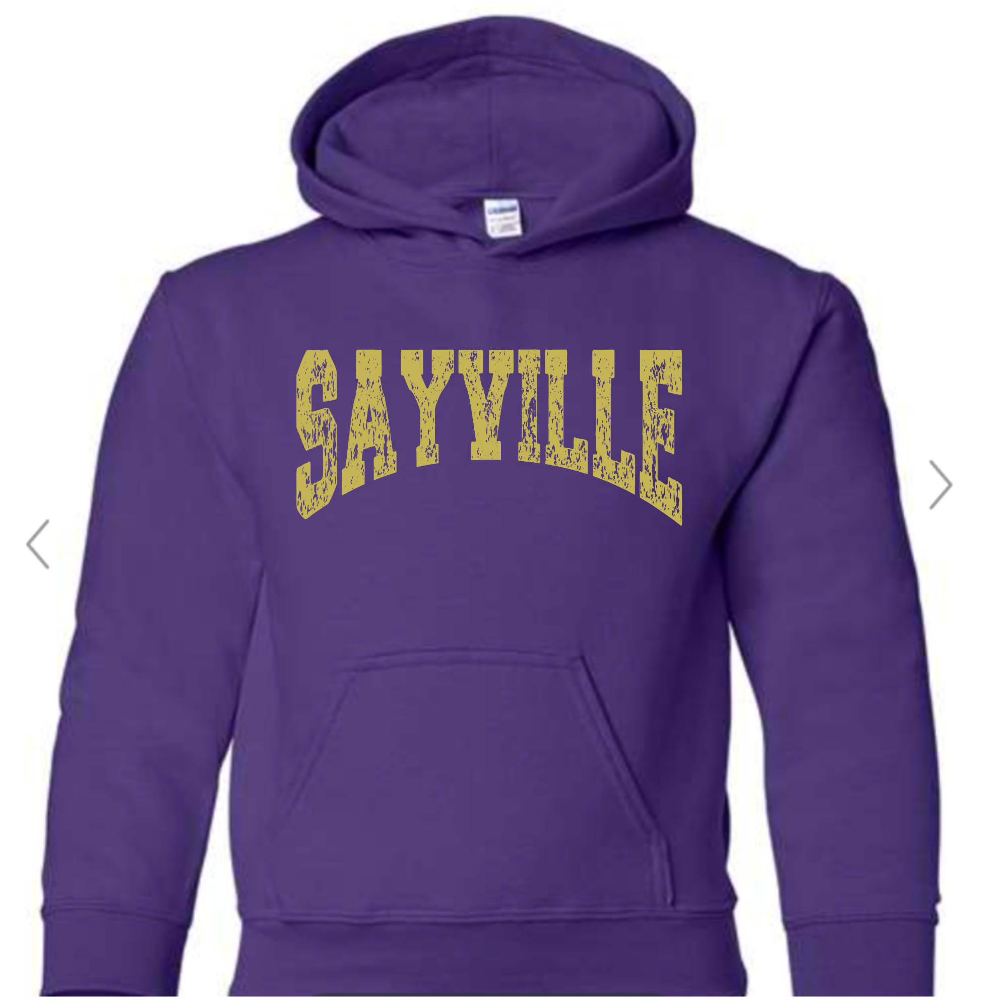 Sayville Purple Hoodie