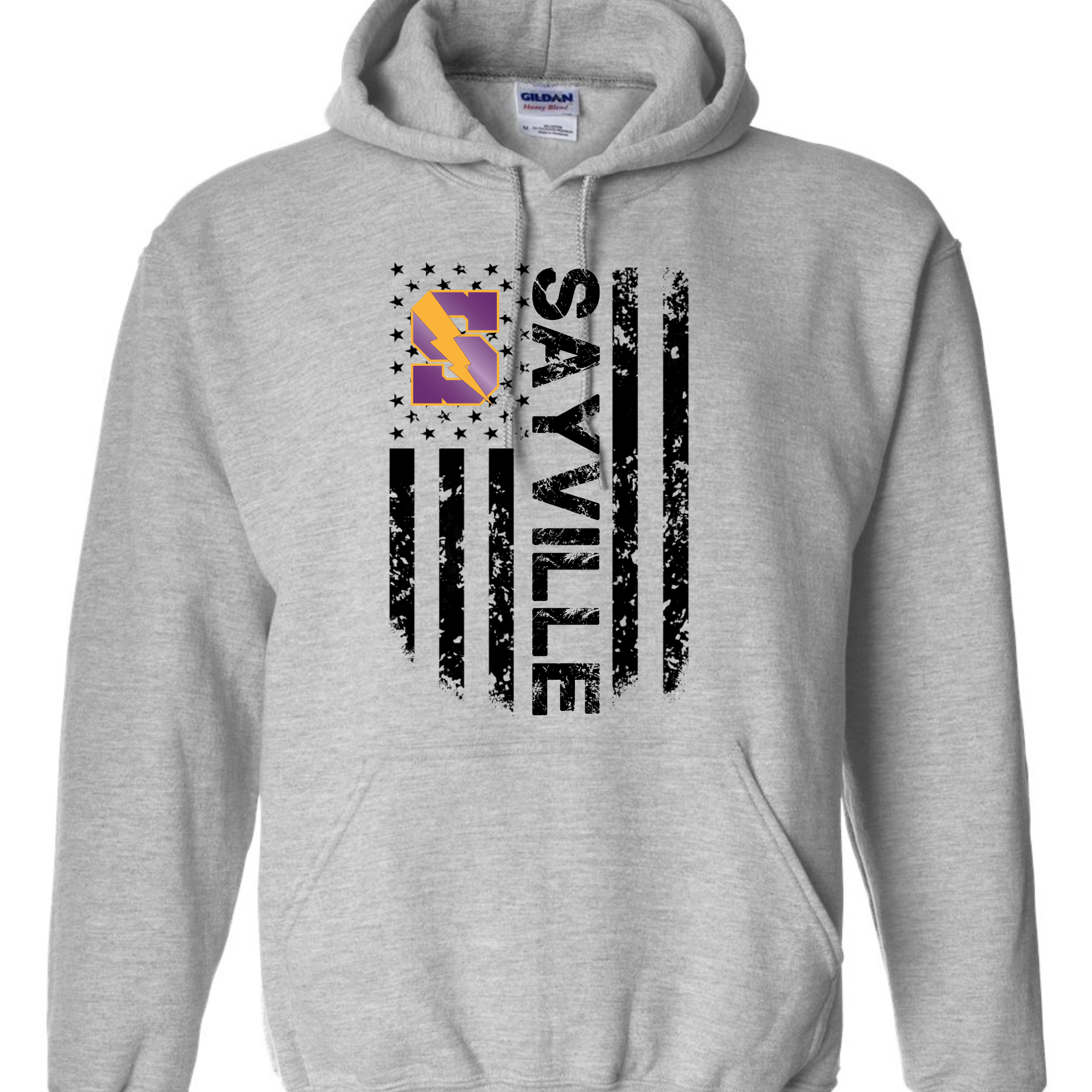 Sayville Flag Hoodie or Crewneck