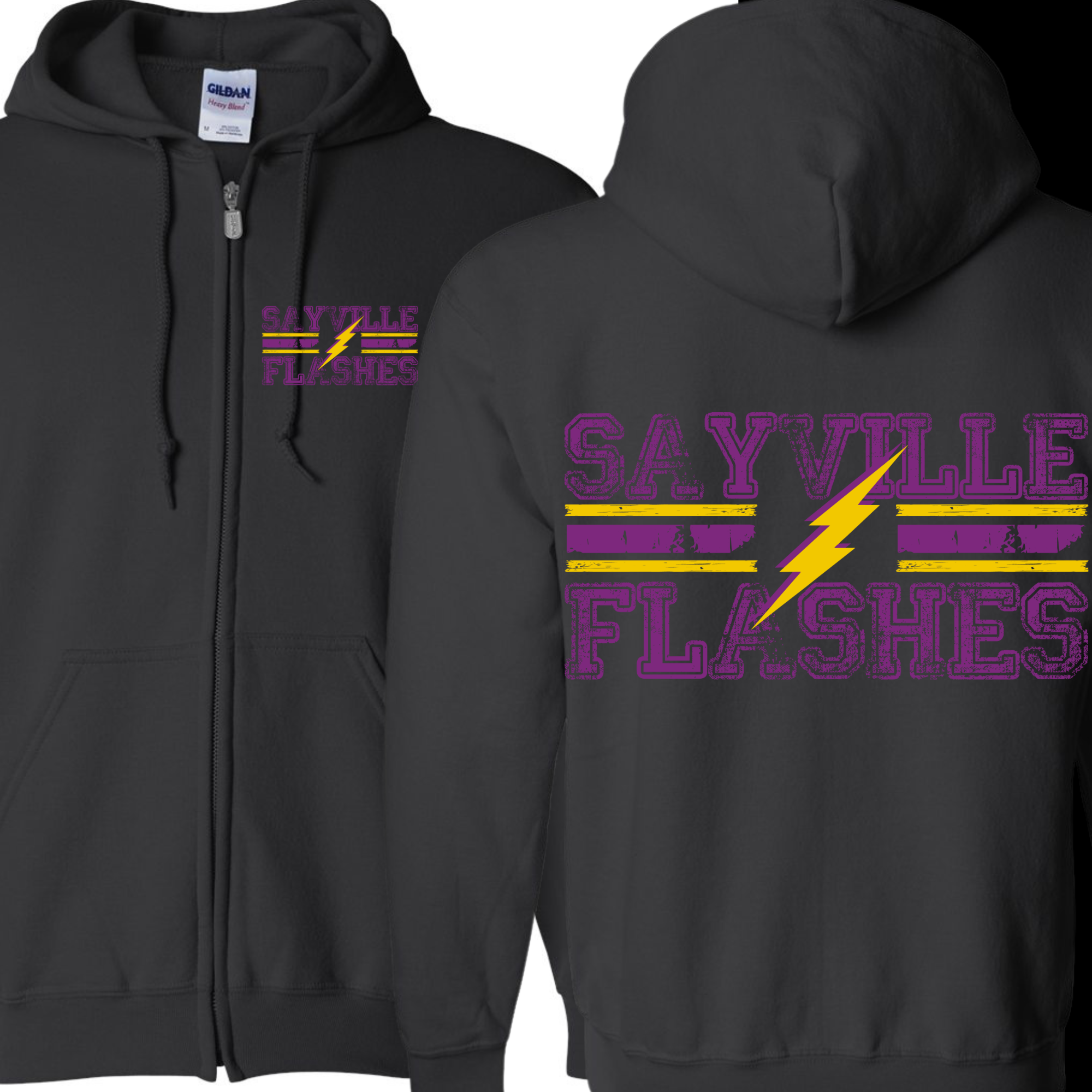 Sayville Flashes Rustic zip up