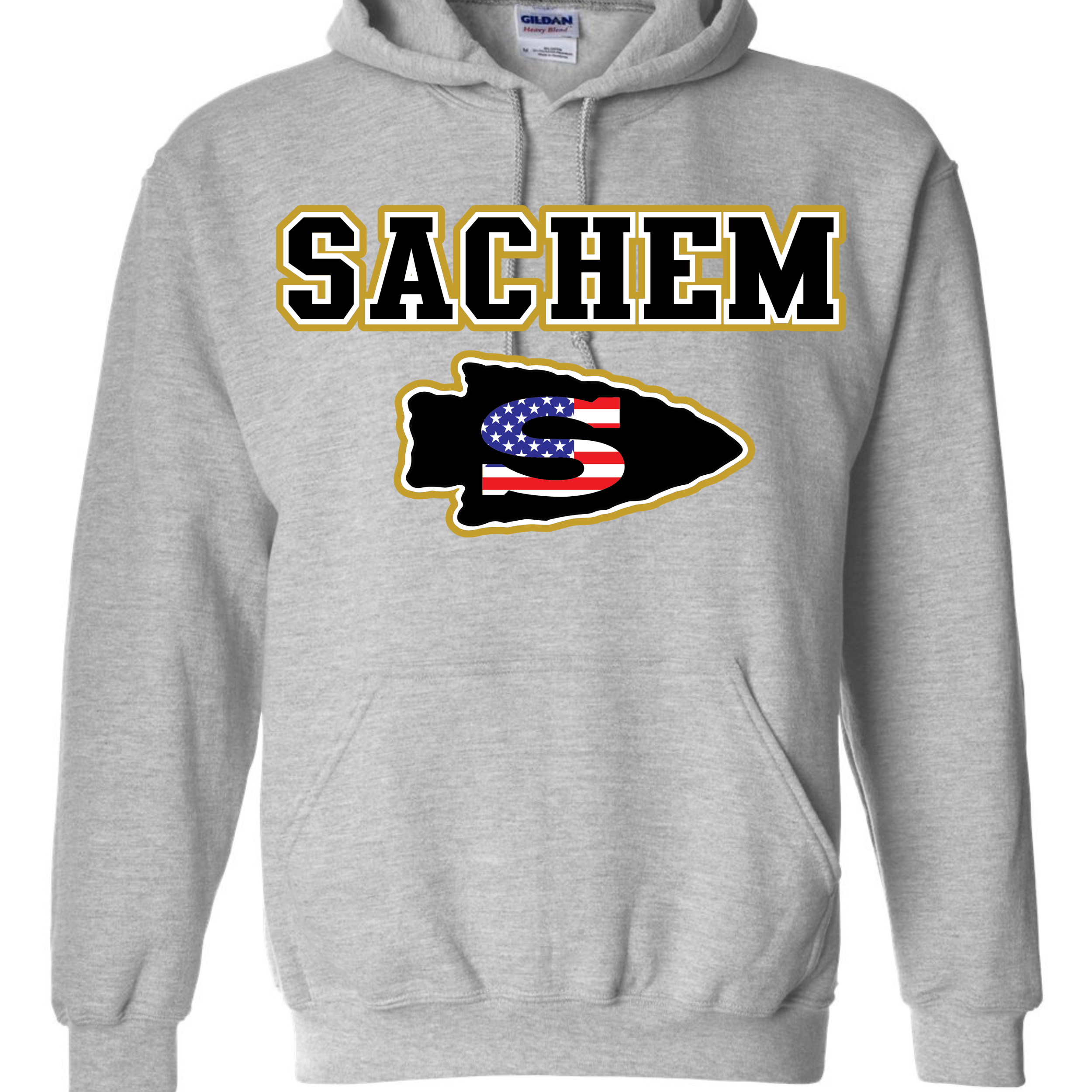 Sachem Flag Arrow Hoodie or Crewneck
