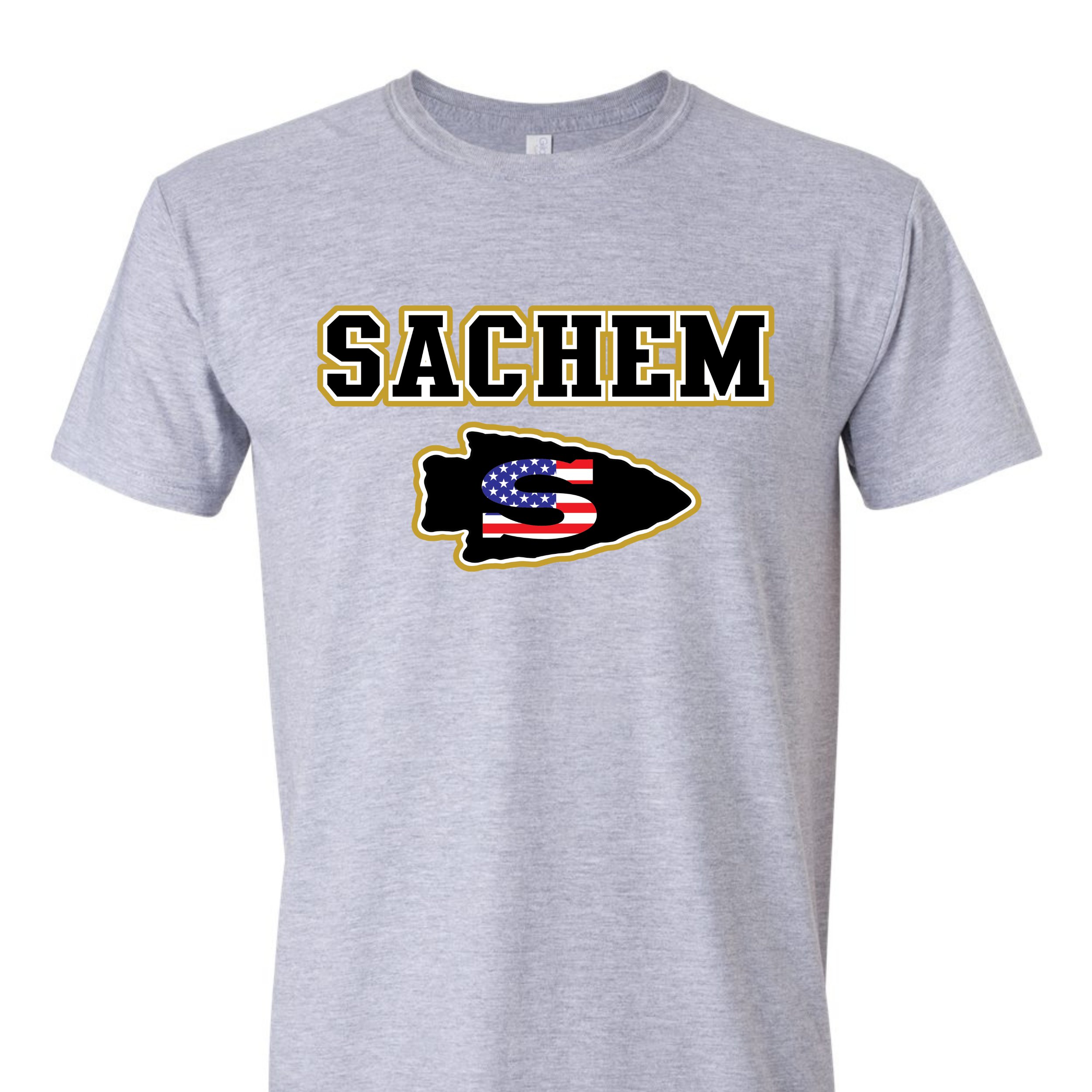 Sachem Arrow Flag Grey tee
