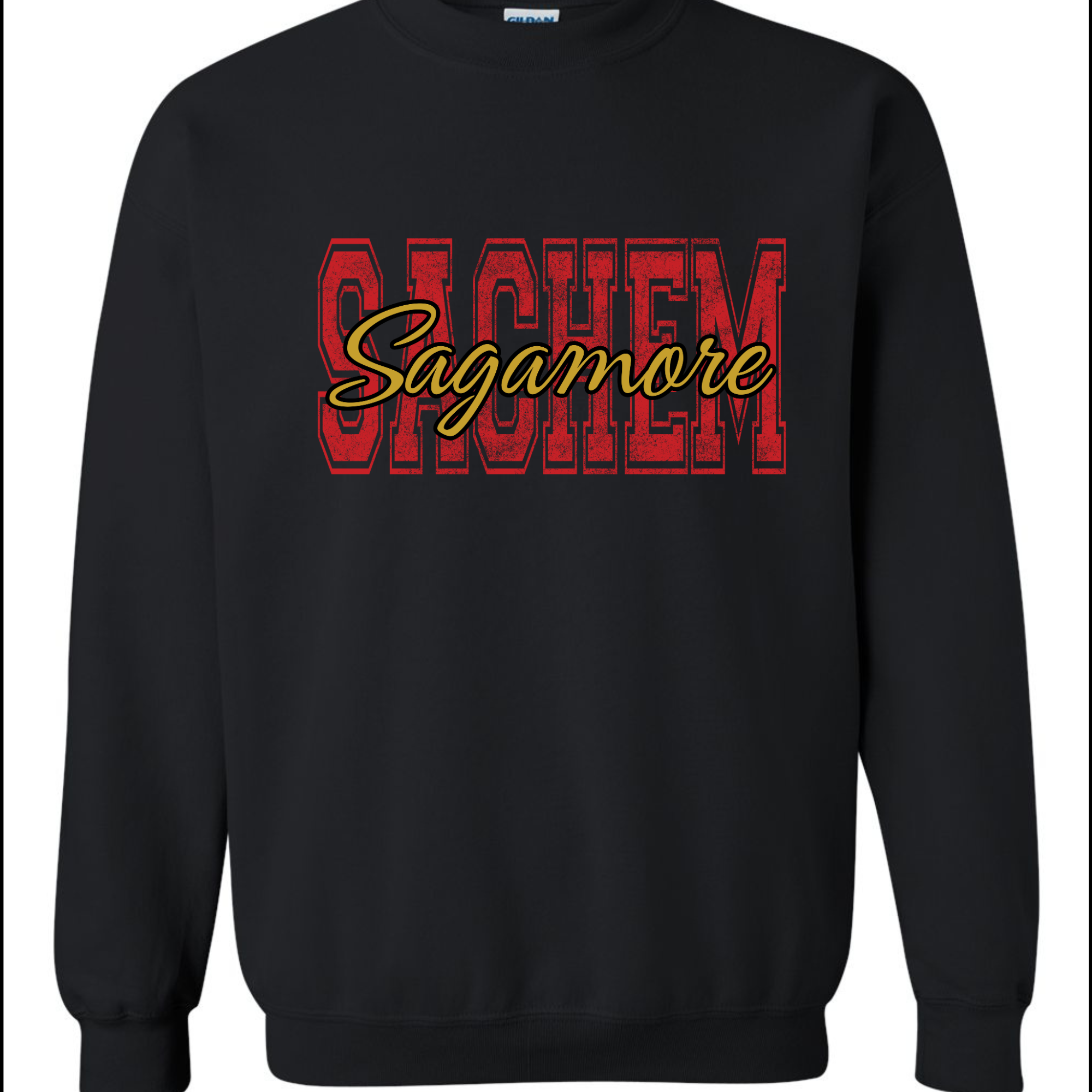 Sachem Sagamore Black Hoodie or Crewneck