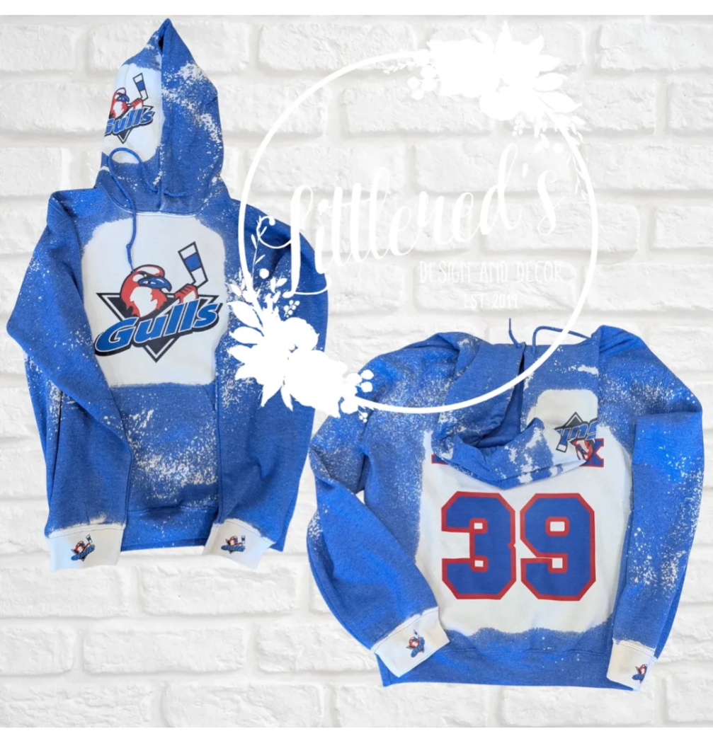 Gulls Custom Bleached Sweatshirt