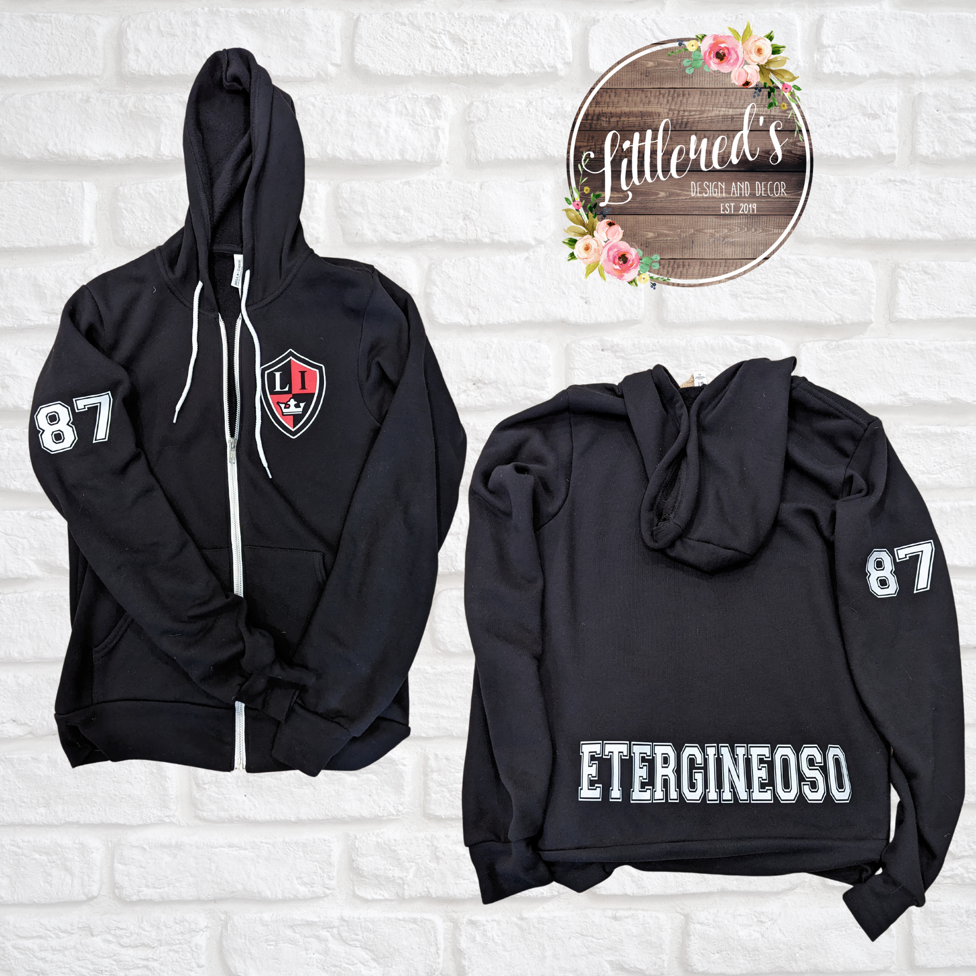 zip up hoodie royals logo