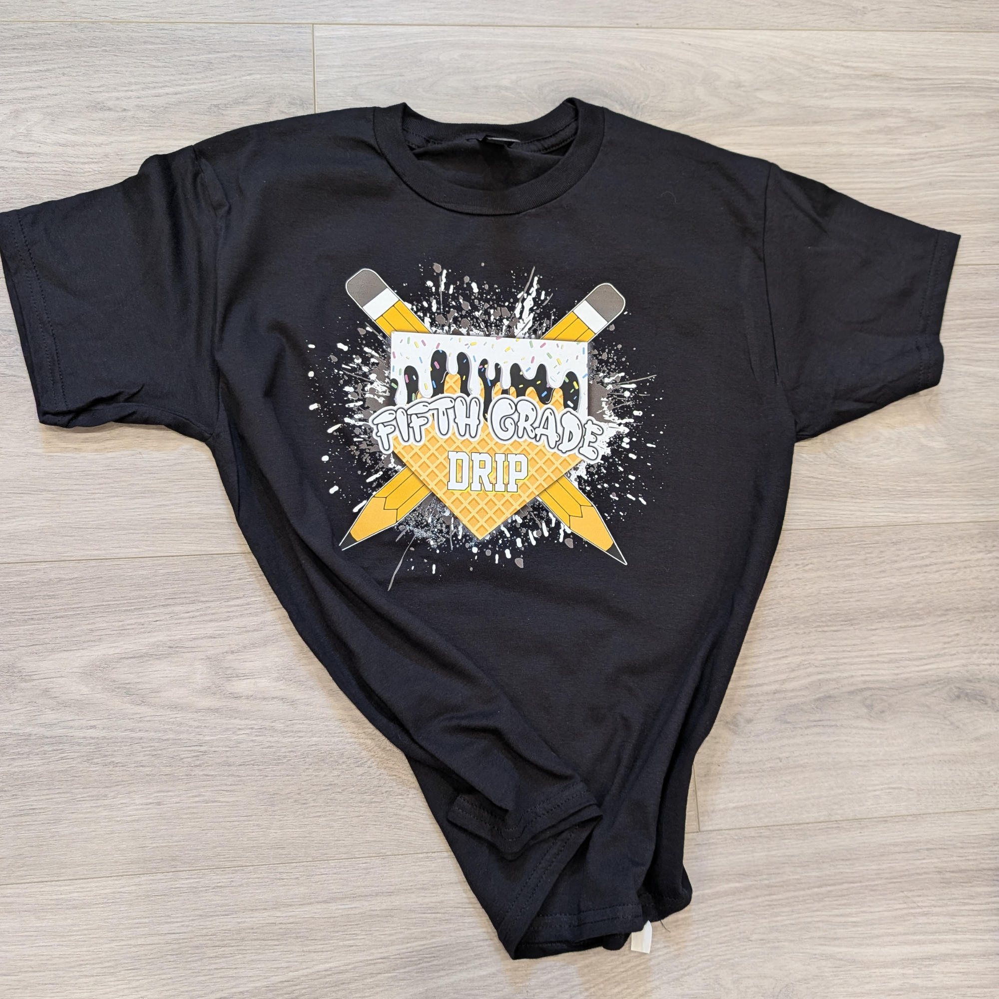 Baseball drip grade tee