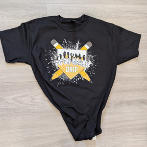 Baseball drip grade tee