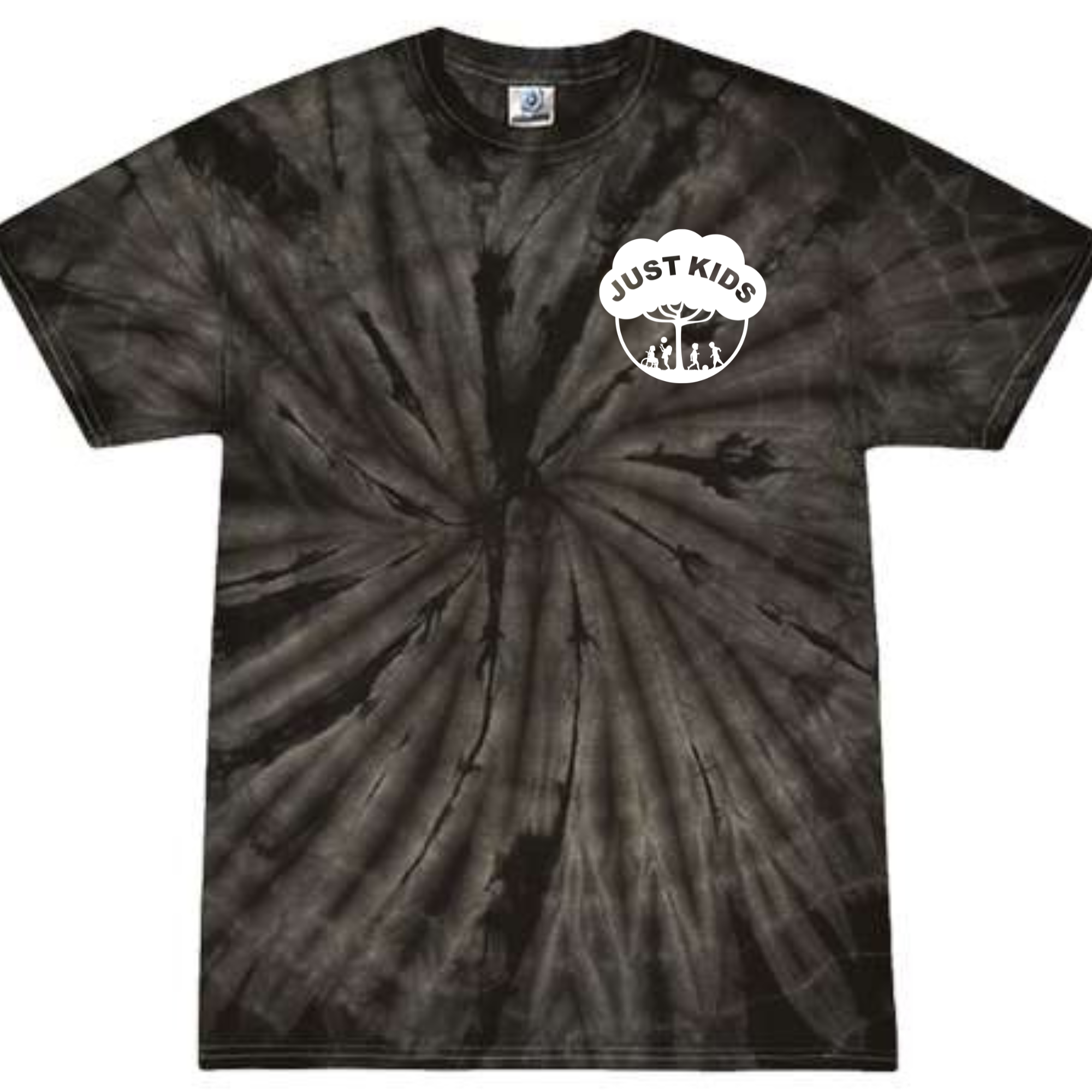 Just Kids Spider Black Tie dye