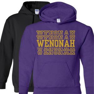 Wenonah 3d Lettering Hoodie
