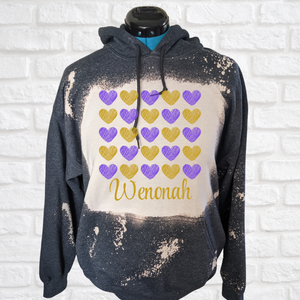 Wenonah Hearts Bleached Hoodie