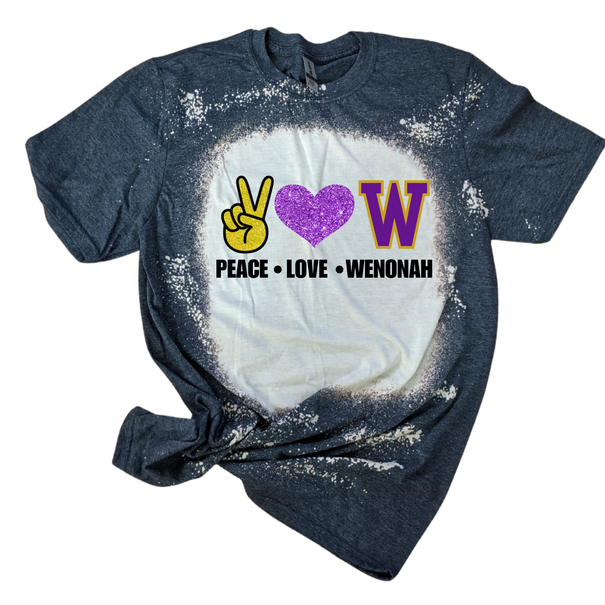 Peace love Wenonah Bleached Tee