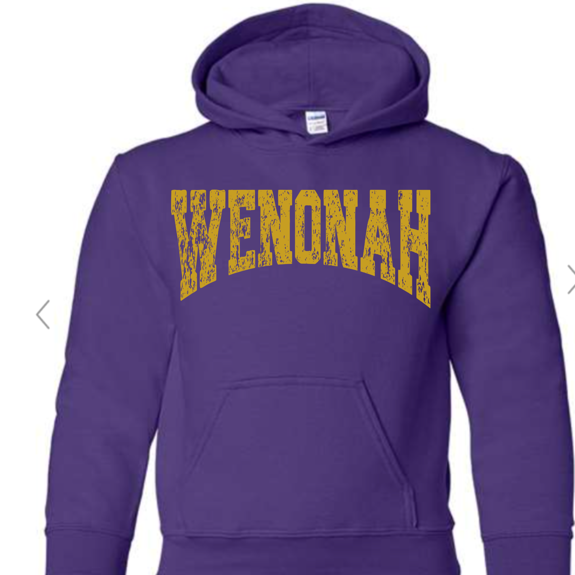 Wenonah rustic Purple Hoodie , Crewneck, Long Sleeve