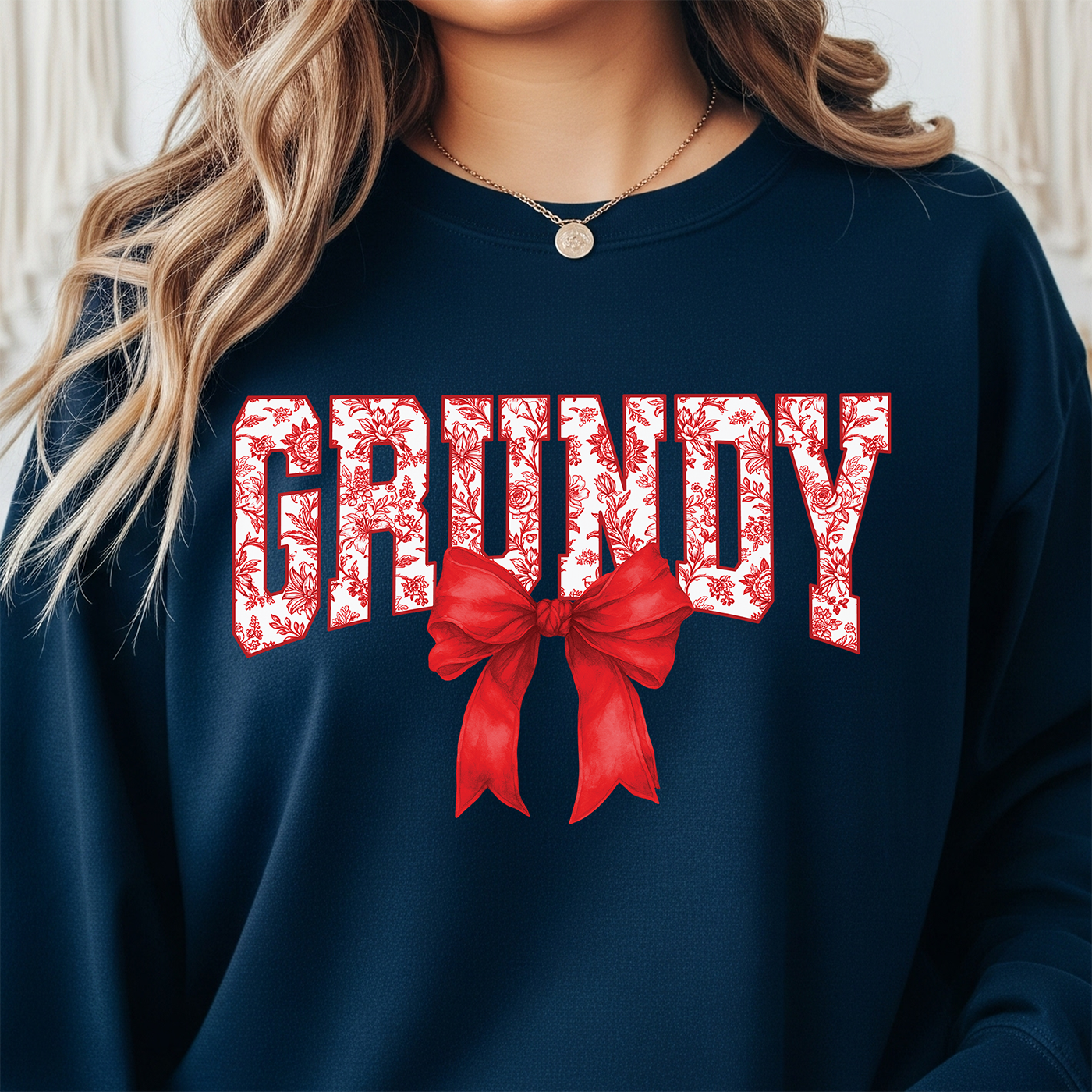 Grundy Bow Design choose tee, crewneck , hoodie