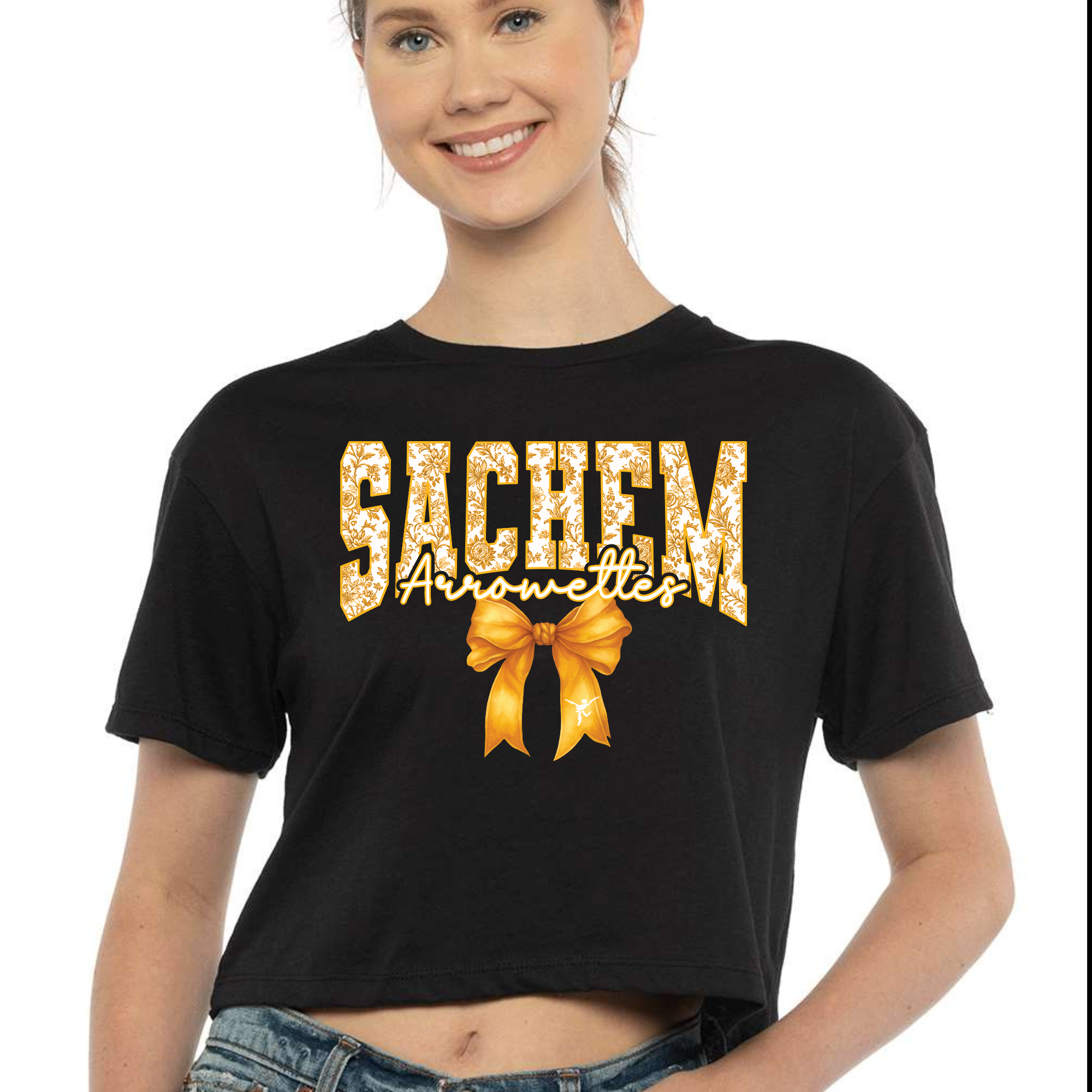 Crop Top Gold or Red Arrowettes