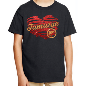 Tamarac Heart Black Tee Please choose style in menu