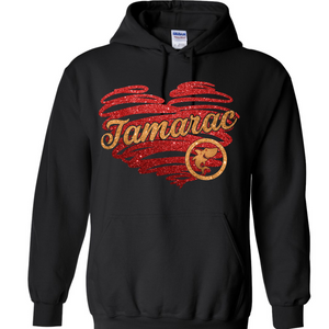 Tamarac Heart Black Hoodie or Crewneck PLEASE CHOOSE IN MENU!!!