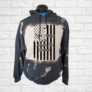 Ladies Auxiliary Black Flag Bleached hoodie