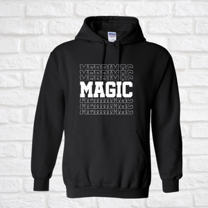 Merrimac 3d  Hoodie red or Black