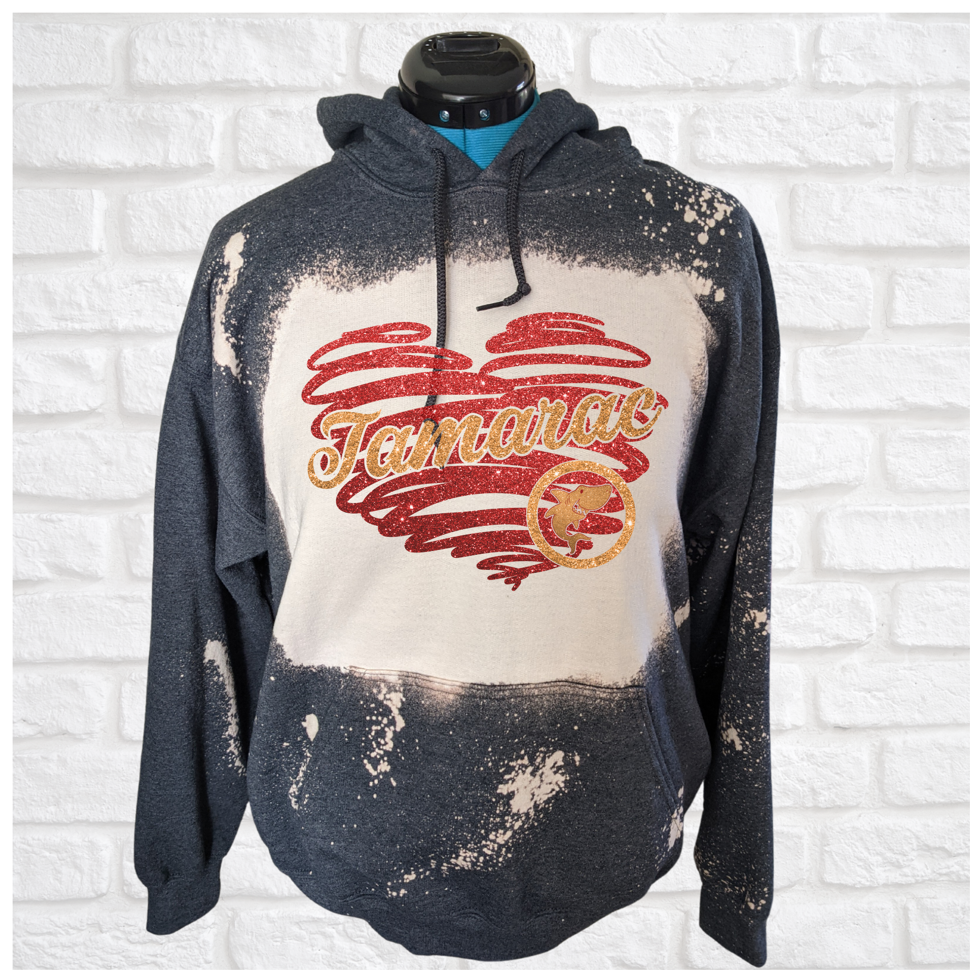 Tamarac Glitter Bleached Hoodie