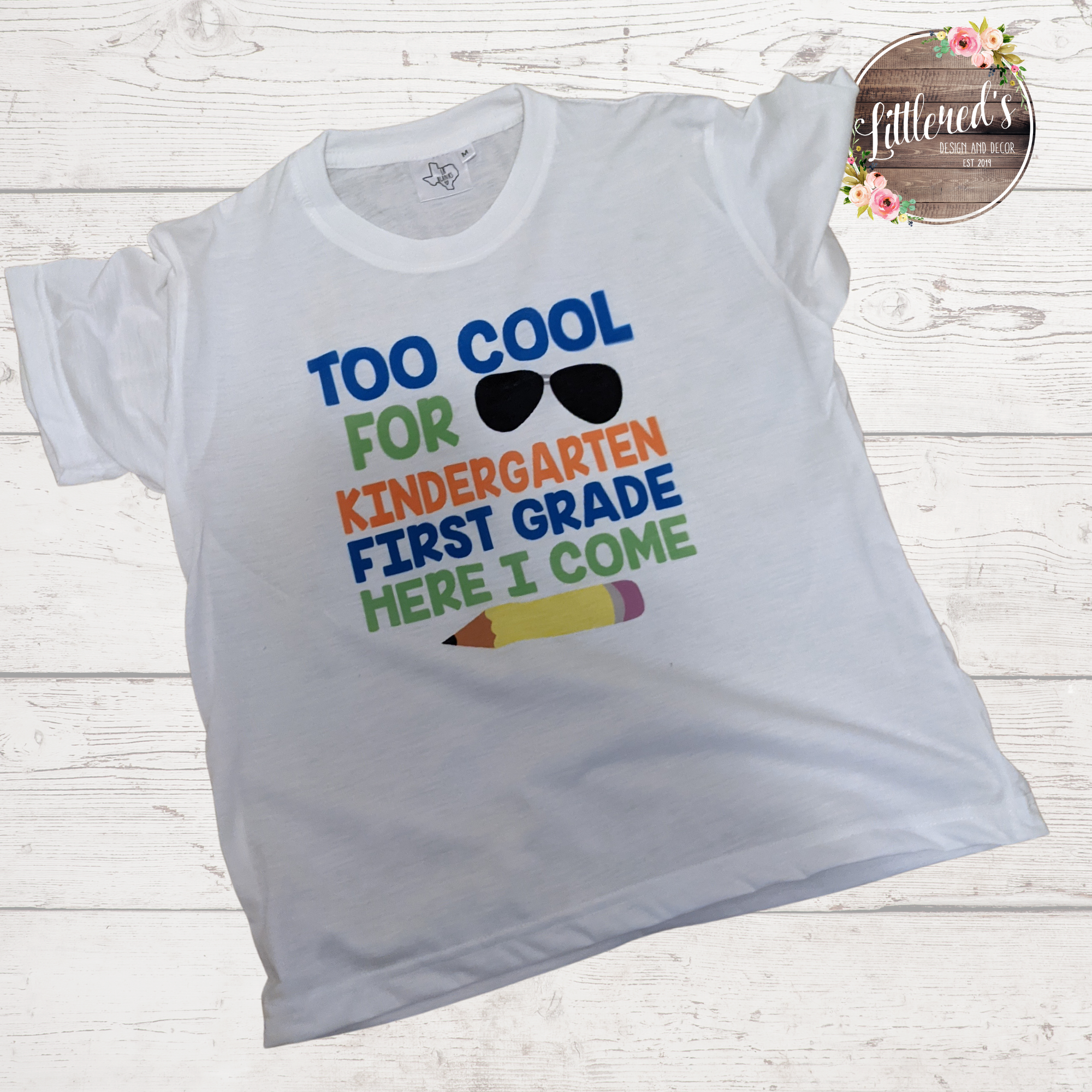 Too COOL for School tee