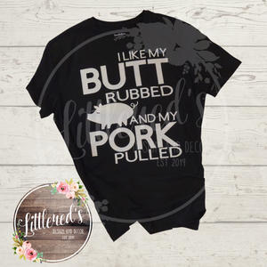BUTT RUBBED