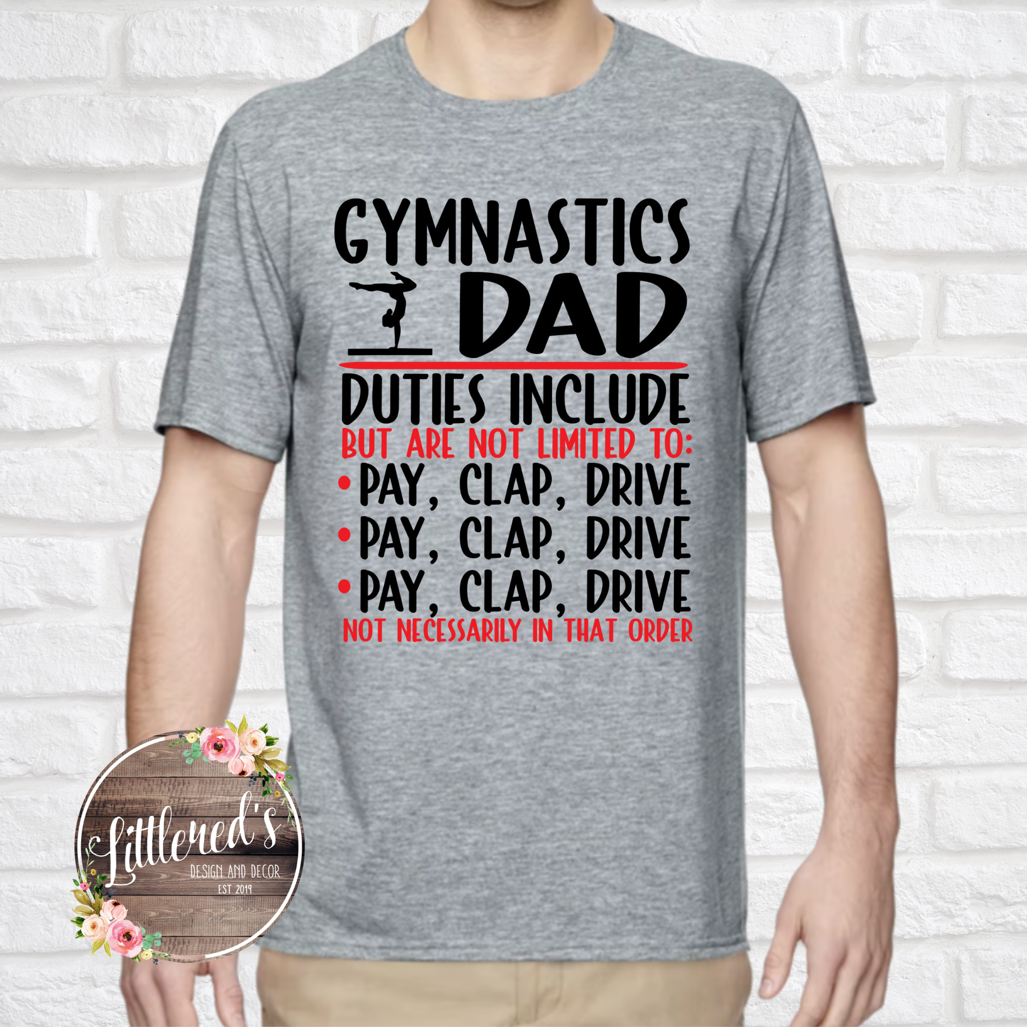 Gymnastics Dad Duties Tee