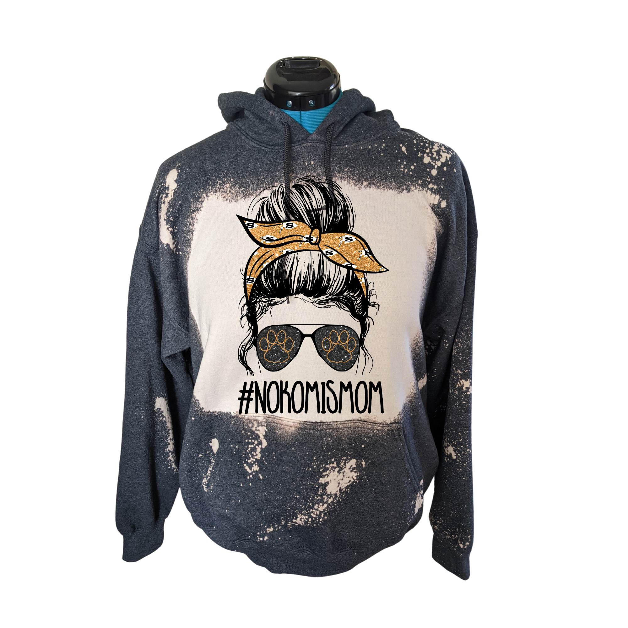 Nokomis Mom Bleached hoodie