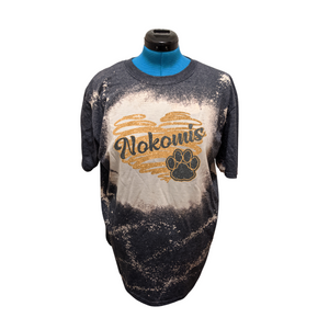 Nokomis Bleached Glitter Heart Tee
