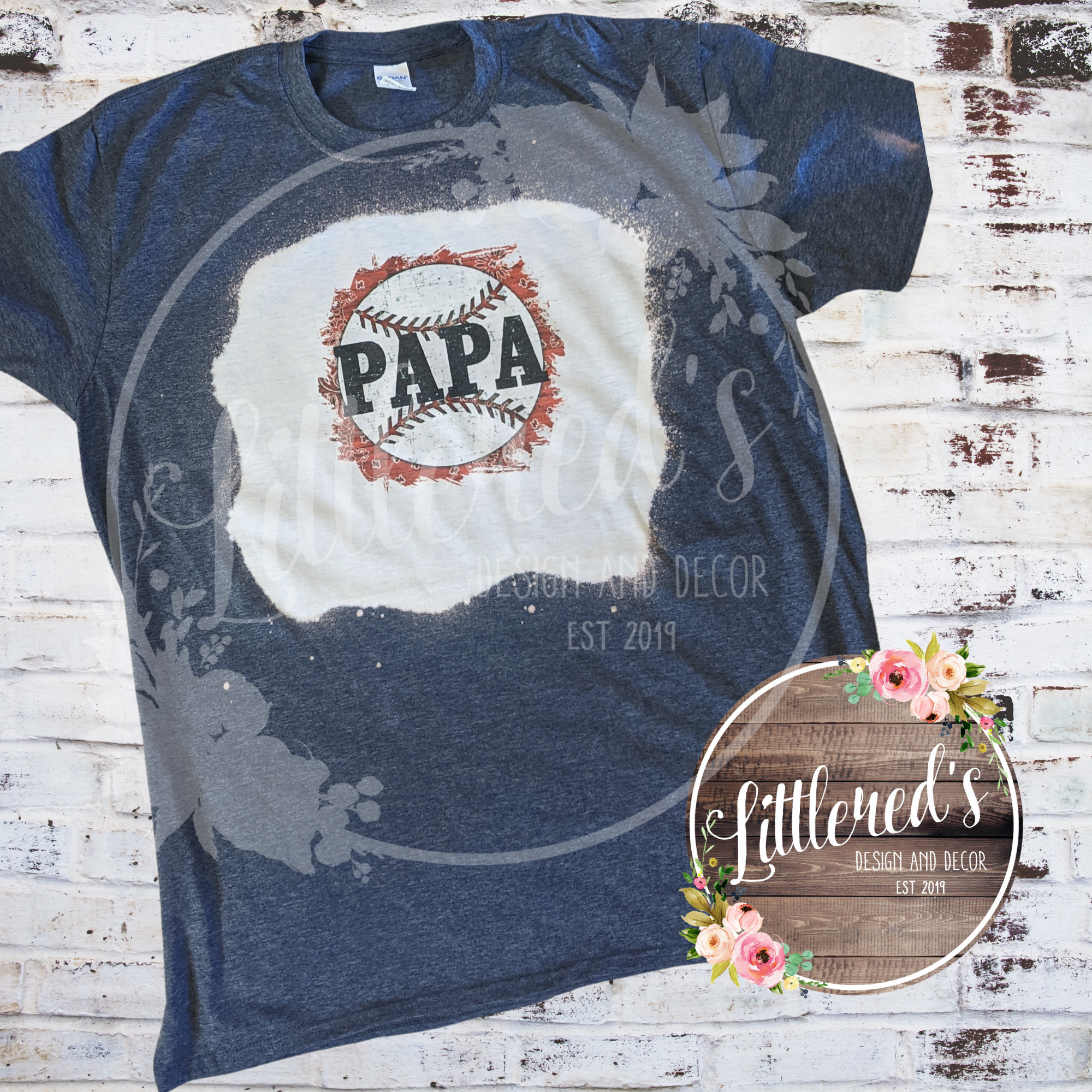 Baseball Papa tee