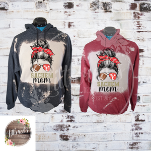 Sachem Cheer/Football hoodie Heather red OR Dark Heather Grey